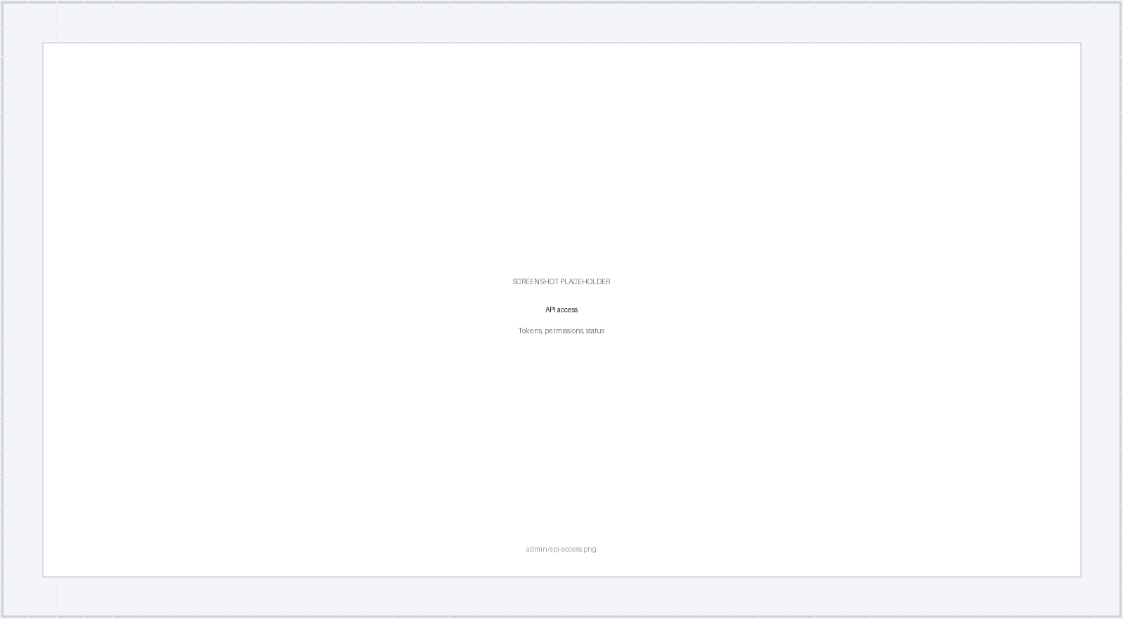 API access