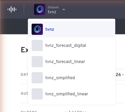 The dataset switcher
